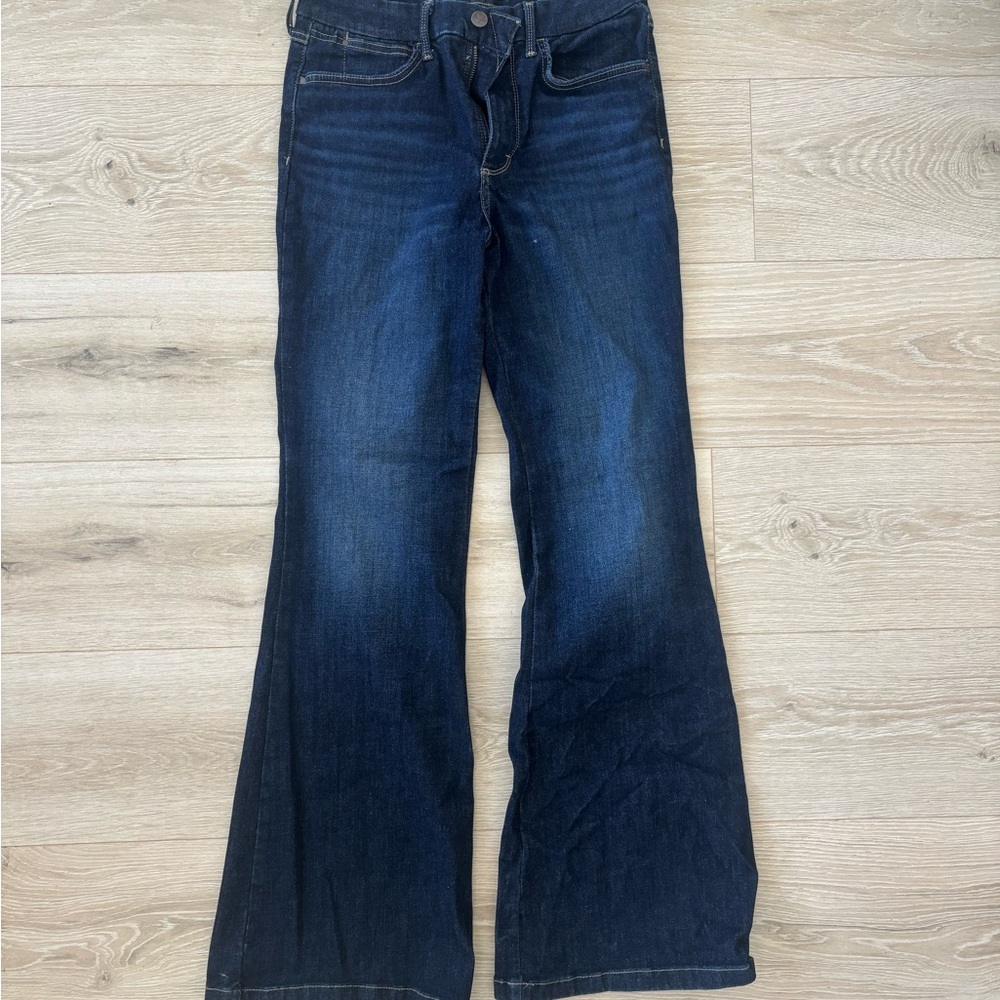 Wrangler dark wash flare jeans
